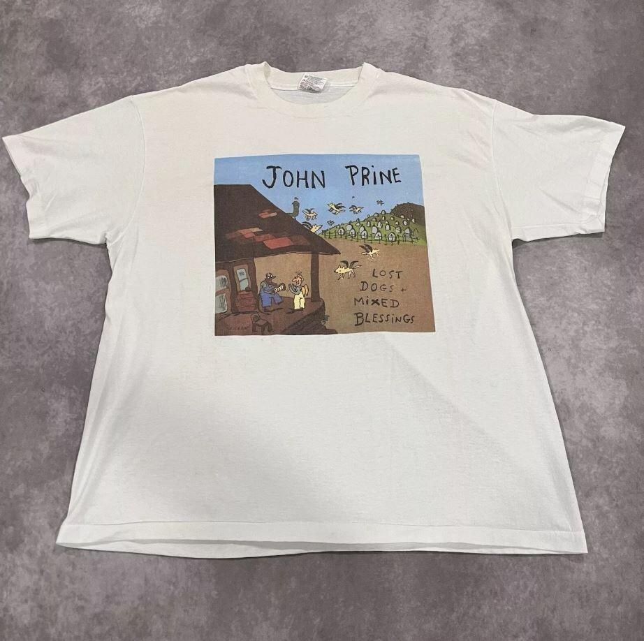 John Prine Shirt  John Prine Lost Dogs Mixed Blessings T-shirt S-5XL VN5272 Unisex T-Shirt XXXXL