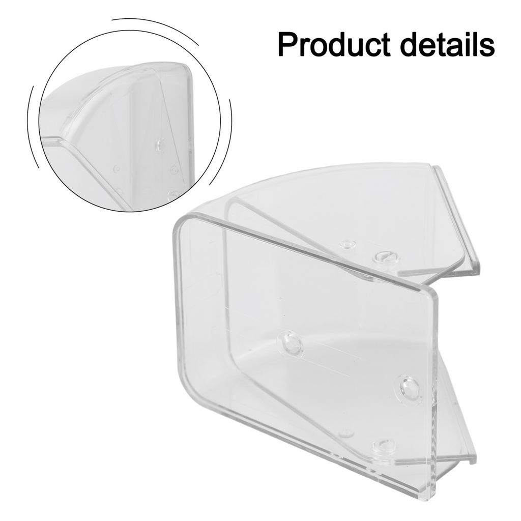 PC Material Outdoor Doorbell Cover Transparent Protector for Longevity