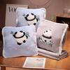 Cartoon Panda Throw Pillow Quilt Dual-Purpose Two-In-One Pillow Office Lunch Break Nap Blanket Car Throw Pillow Quilt