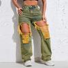 Shascullfites Melody Ripped Women's Blue Jeans Hip-hop Style Fashion Vintage Streetwear Y2K Wide Leg Jeans Baggy Denim Pants