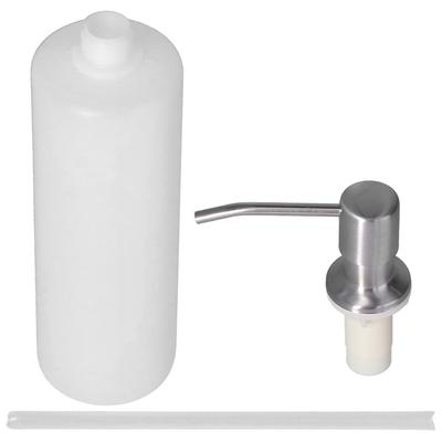 Spüle Seifenspender Edelstahl Presse Kopf 300ML Seife Lotion Behälter Küche Bad