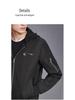 Men's Urban Casual Two-Way Jacket with Detachable Hood