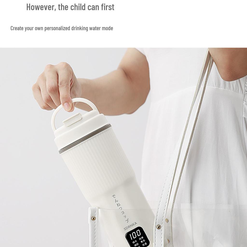 Japan SDRNKA Portabel Elektrisk Resevattenkokare - Vattenkokning och Uppvärmning Isolerad Kopp med Konstant Temperaturkontroll