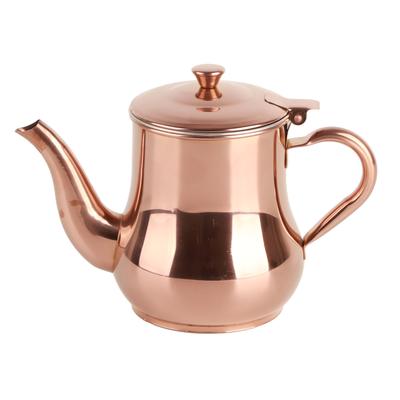 Paslanmaz Çelik Çaydanlık Rose Gold 500ML Entegre Kapak ve Anti?haşlama Sap Tasarımı Uygun