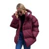 DRIPX Winter New Loose Hooded Cotton Padded Coat Women Solid Color Thick Warm Casual Quilted Apparel