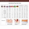 Luxury CopperColor Inlaid White CZ Women's Ring Geometry Daily Wear Party Jewelry