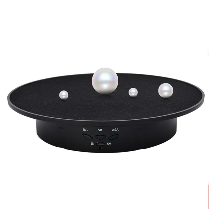 90/180 Degree Electric Rotating Display Stand Shop Display Turntable Mirror Spinning Base for Photography Products Shows