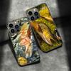 Brown Trout Fly Fishing Phone Case For Apple Iphone 16 15 Plus Soft 13 12 Mini Cover 11 14 Pro Max Capa X XS XR 8 7 Shell Coque