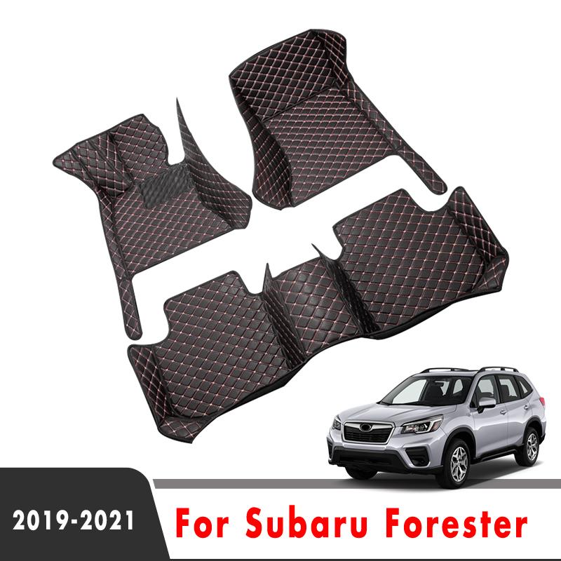 

Для Subaru Forester 2023 2022 2021 2020 2019 автомобильные коврики автомобильные интерьерные чехлы ковры аксессуары подушечки для ног водонепроницаемые