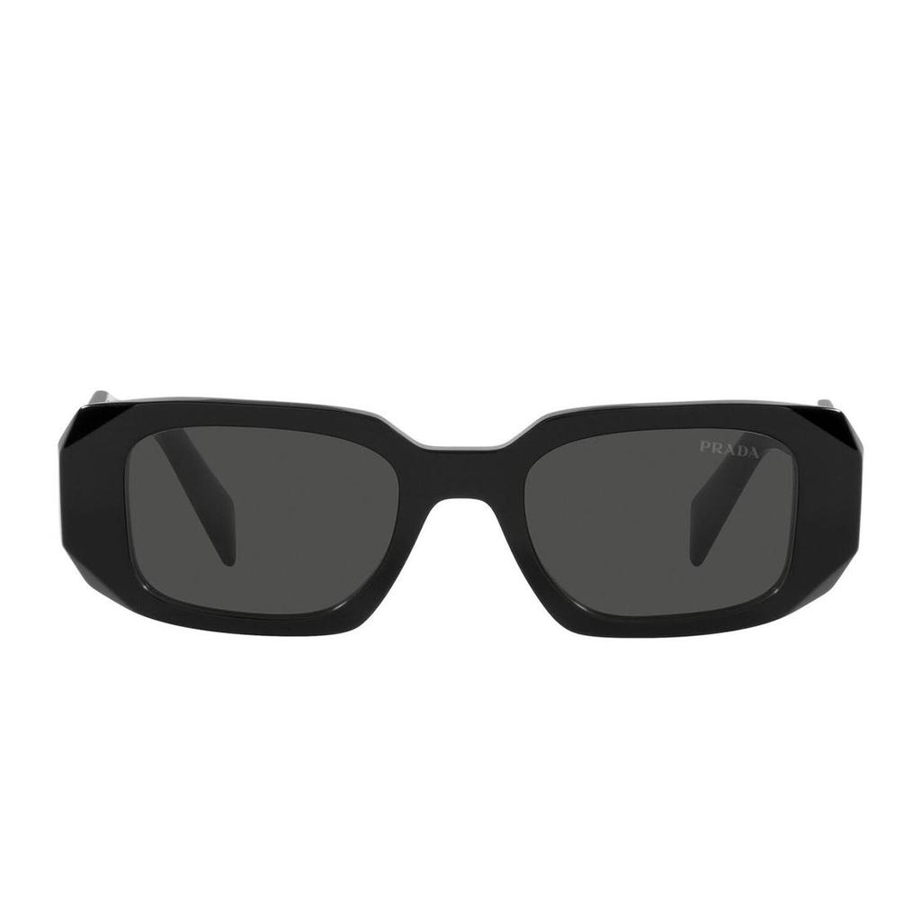 Prada Square Gray Lens Fashion Sunglasses Unisex sunglasses Black PR17WS1AB5S0