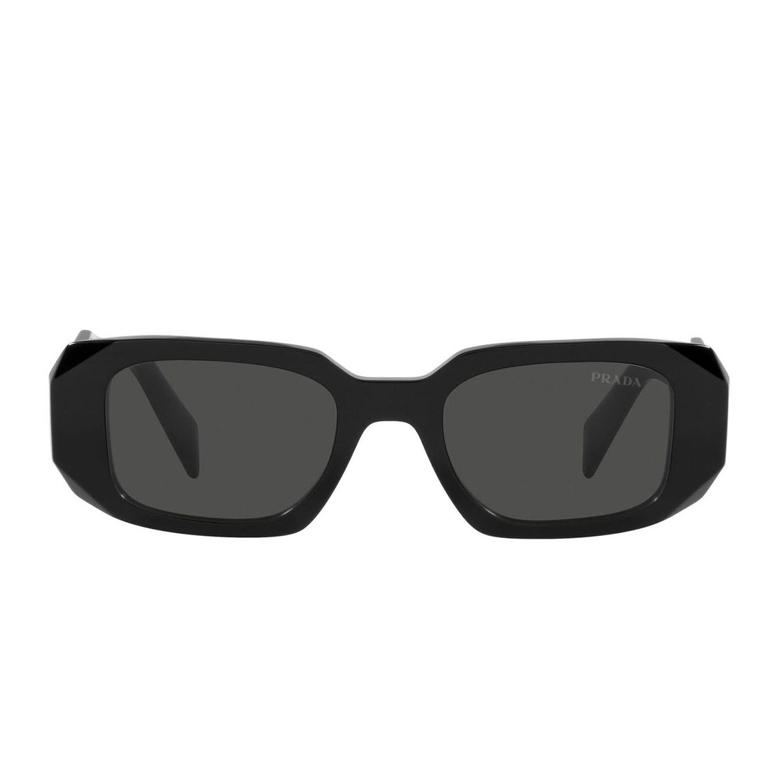 

Prada Square Gray Lens Fashion Sunglasses Unisex sunglasses Black PR17WS1AB5S0 Basic Packaging-Eyeglass Case+Box,51
