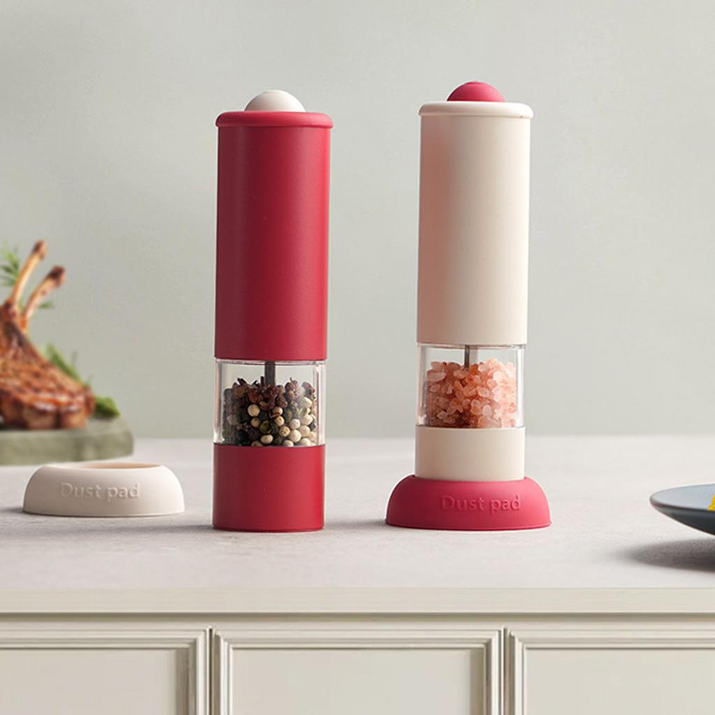 Automatische Salz- und Pfeffermühle USB Wiederaufladbar Restaurant Gewürzmühle Einstellbarer Mahlgrad Mahlmaschine