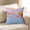 Korean Ins Cute Healing Sleeping Cats Cushion Cover Pillowcase Upholstery Sofa Throw Pillow Home Decor Pillowcas