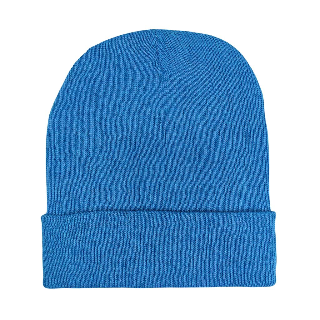 Custom Plain Knit Beanie Soft Winter Hat with 58 Colors Ready Stock Embroidery Logo