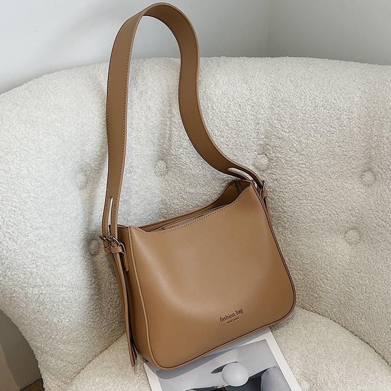 Trendsetting Womens Soft Bucket Bag Chic Vintage Design Perfect For Everyday Style Khaki No Pendant