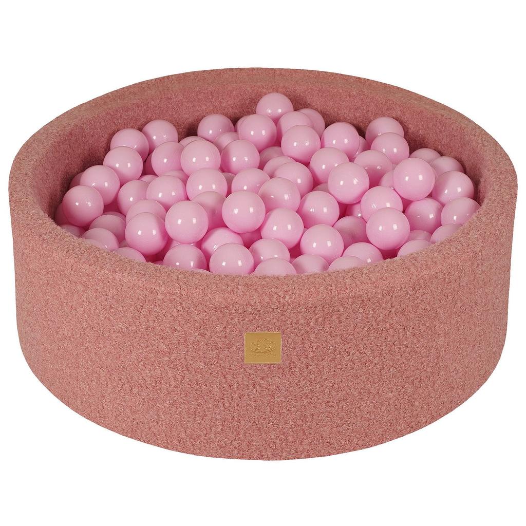 Piscina di palline rotonda MeowBaby® Boucle rosa