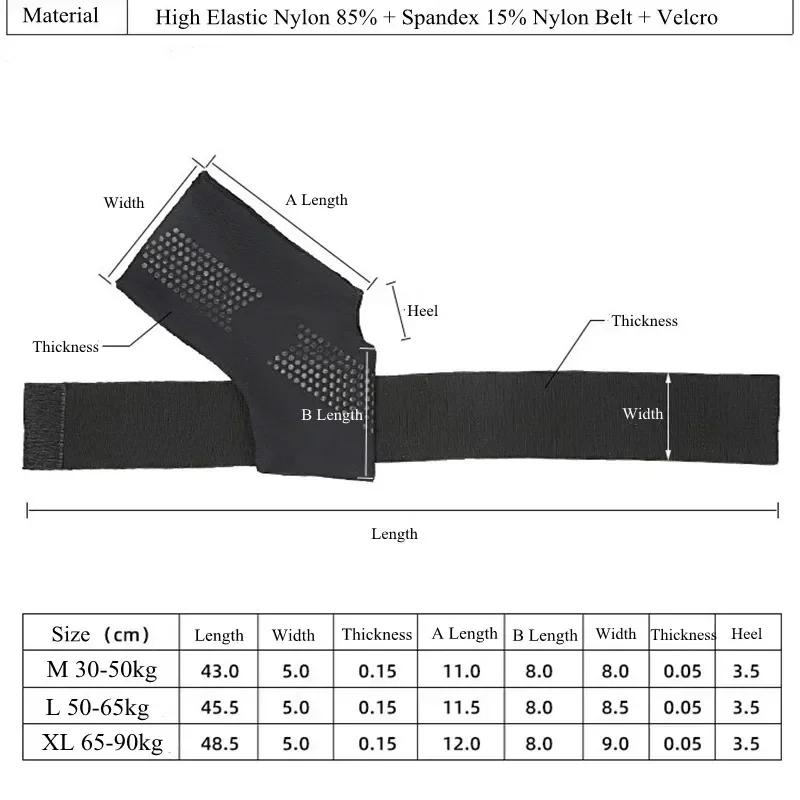 Athletic Ankle Stabilizer Bracket Compression Ankle Bandage Ankle Support Protector for Basketball Football Fitness Running