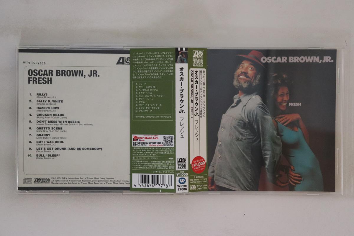 

CD Оскар Браун мл.. - Fresh WPCR27686 ATLANTIC 2013 Япония Оби Джаз Б/У
