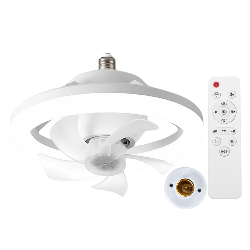 Moderní stropní ventilátor s LED světlem a dálkovým ovládáním, tichý stropní ventilátor do ložnice, obývacího pokoje a kuchyně