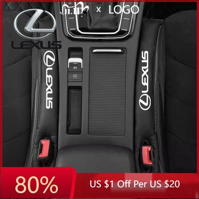 2026 Hot Interior Stickers Car Seat Gap Filler Strip Soft Pads Leather Car Styling Spacer For LS LC IS350 ES300 GS350 CT20