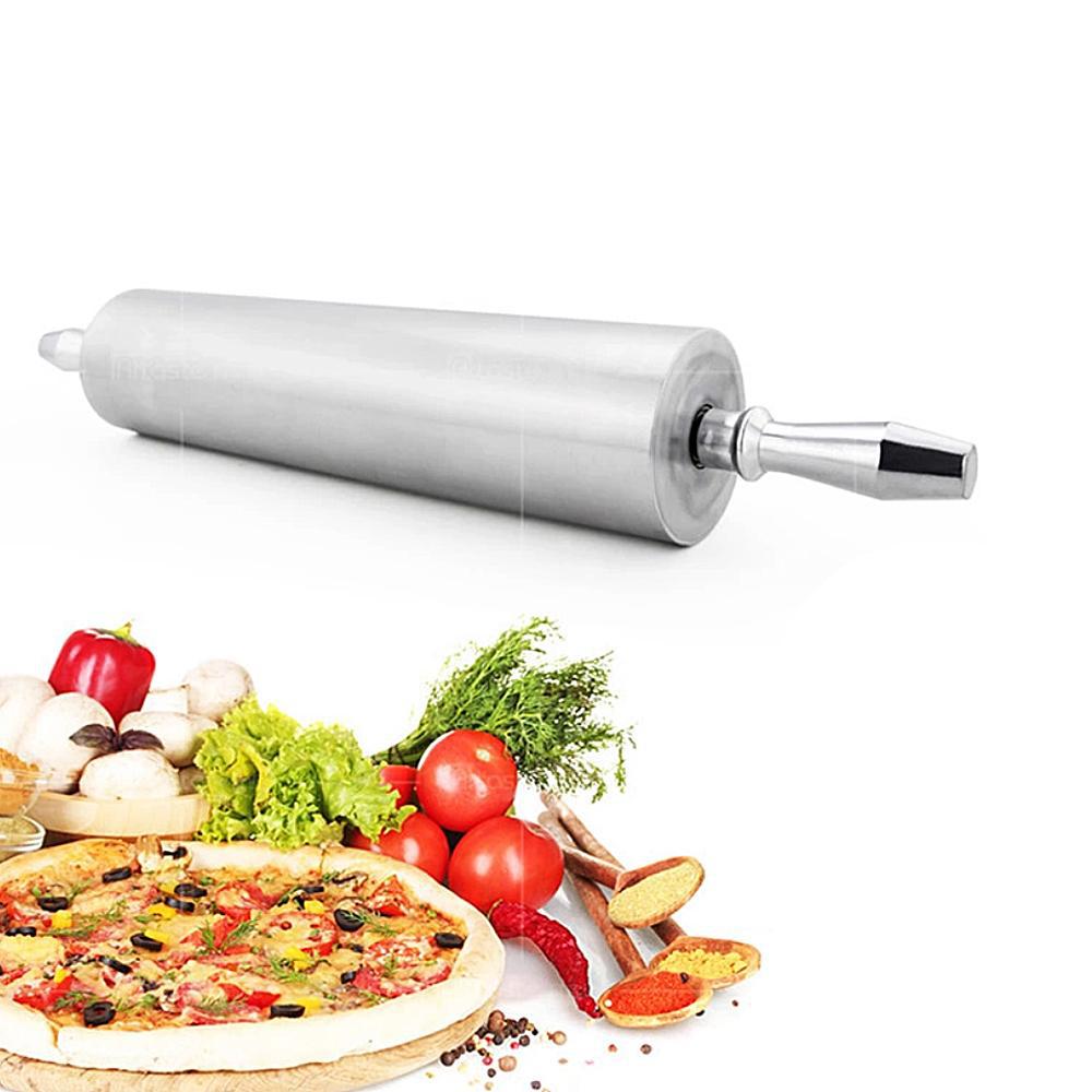 15" Cookware Noodle Rolling Pin Heavy Duty Restaurant Dumplings Aluminum Rolling Pin Kitchen Tools