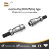 WS16 Aviation Flange Connector: Male & Female Docking, 2/3/4/5/7/9/10 Pins, 4-Core Cable Socket