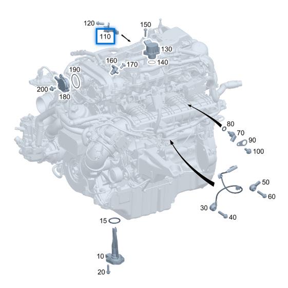 Benchi W274 Crankshaft Sensor 2709050600