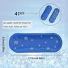 4 Pcs Insulin Ice Pack, Ice Packs for Insulin Cooler Travel Case, Reusable Care Ice Bag, Nylon Material, Ice Packs for Cold Comp