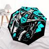 Gundam Mecha Automatic Open/close Umbrella, Heavy-Duty Iron Frame, Folding Portable Design, Travel, Everyday Use 202