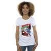 DC Comics Womens/Ladies Superman Santa Comic Cotton T-Shirt