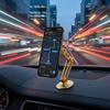 Car Phone Holder Metal Magnetic Foldable Adhesive Car Dashboard - Navigation Support