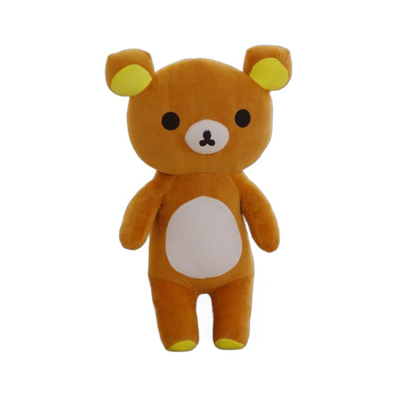 Cartoon Relaxed Yellow Bear Plush Toy - Rilakkuma Small Doll