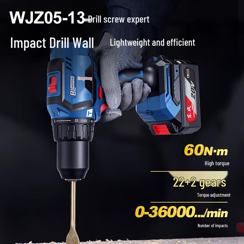 Dongcheng 20V Cordless Brushless 5-in-1 Multi-Tool Kit CN plug (adapter included)