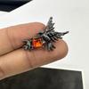 Punk Gothic Crow Ring Edgy Sweet Jewelry Adjustable Unisex Design Stylish Alloy Fashion Accessory Gift for Women