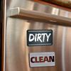 Dishwasher Magnet Clean Dirty Sign Indicator Full-Size Strong Magnet Resin Stickers for Kitchen Home Dormitory Refrigerator Dishwasher Oven