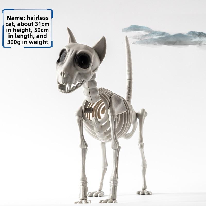 Halloween Dark Animal Skeletons For Haunted House Decor