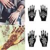 Tatuaje Henna Noi la Modă Șablon Tatuaje Temporare pe Mână Kit DIY Artă Corporală Autocolant Șablon Nuntă Indiană Kit de Pictură Unelte