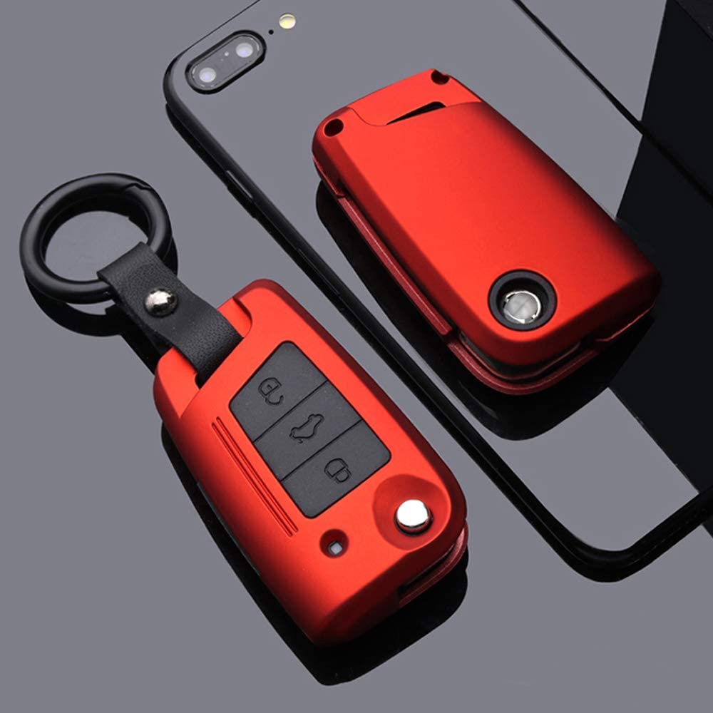 Car Key Case Cover For VW Volkswagen Polo Golf 4 5 6 7 T5 MK7 Tiguan Passat B6 B5 Skoda Octavia A5 A7 Seat Leon FR 2 Ibiza Ateca