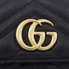 GUCCI GG Marmont Purse 443436 black Calfskin Women Used