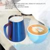 Frothing Pitcher Eagle Spout Prevent Spilling 304 Stainless Steel Frother Cup with Handle for Milk Coffee 420ml