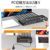 KCEVE HDMI USB3.0 KVM Switch, 4 Inputs, 1 Output, 4K@60Hz Support, EDID Emulation, 4 x USB3.0 Ports, Switches between 4 PCs and 1 Monitor, Keyboard an