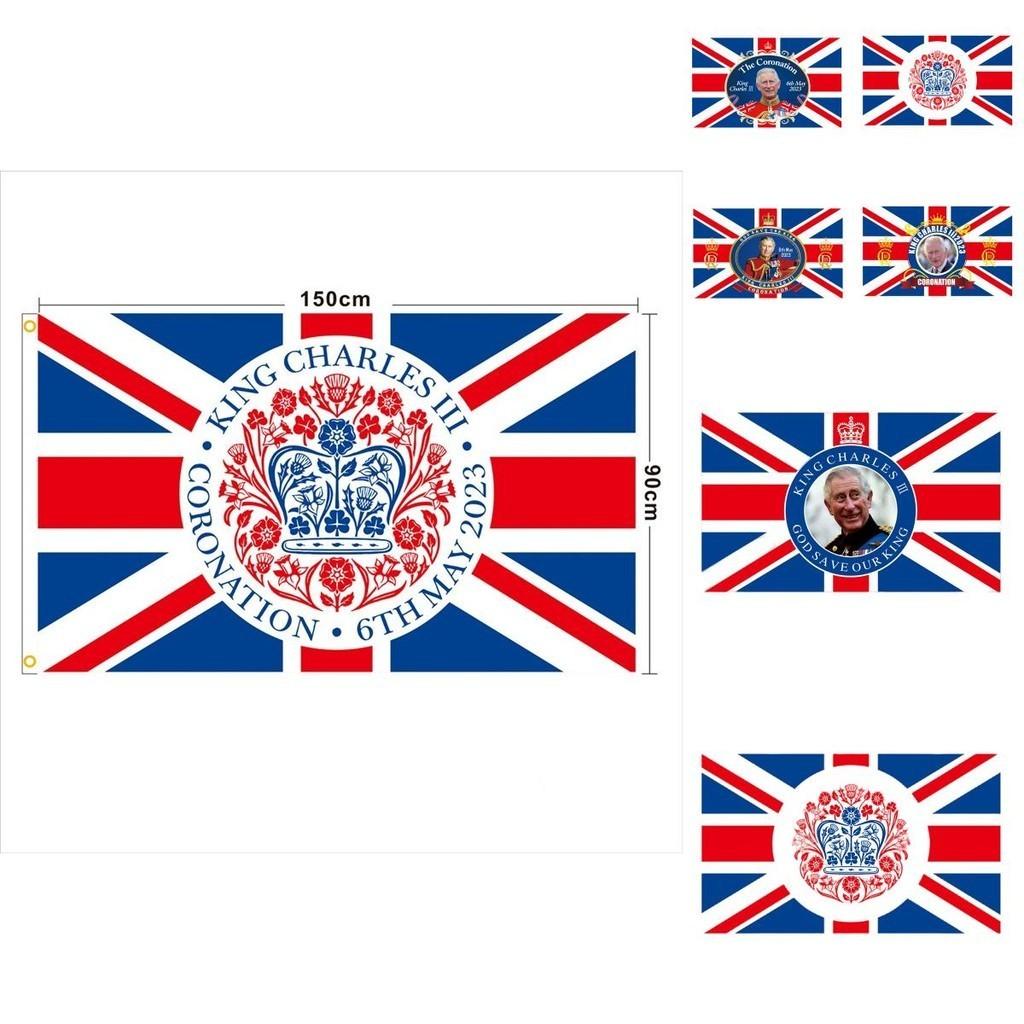 Wufudtp Charles Iii Flag Hintergrundtuch 90x150cm Outdoor Union Jack Flagge