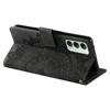 For Samsung Galaxy S25 Edge Case Card Slots Geometry Imprint Leather Phone Cover