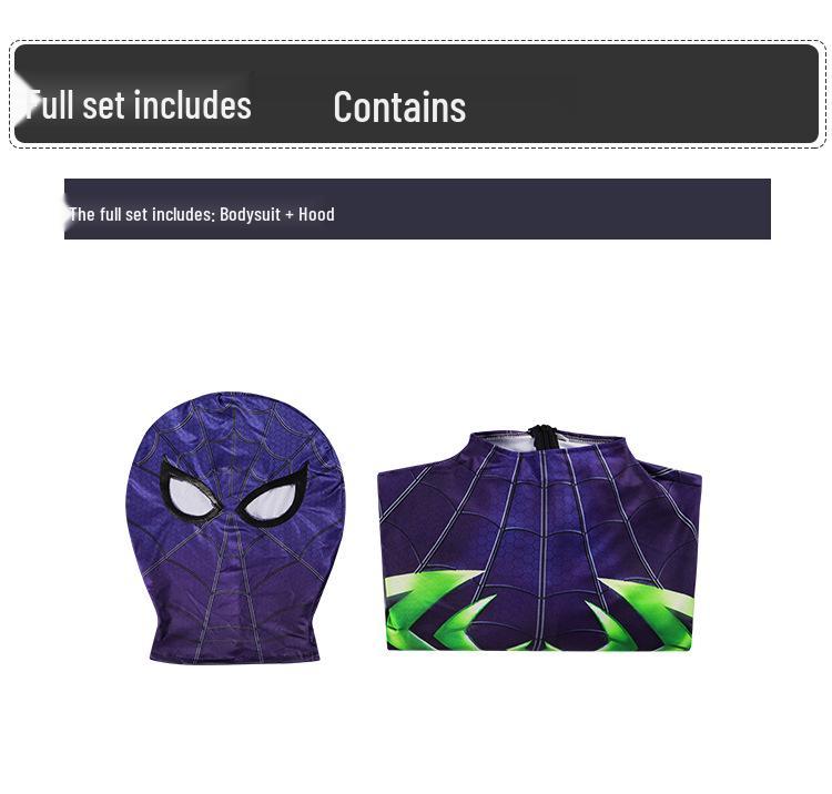2099 Black Spider Bodysuit: Marvel Cosplay Costume for Stage & Halloween