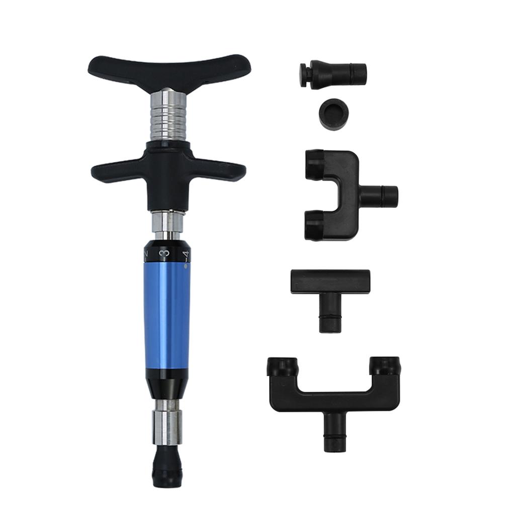 6 Poziomów Manualne Narzędzie Korekcyjne do Kręgosłupa Chiropraktycznego Masażer Forth Wymienne 4 Głowice