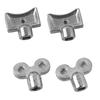 Radiator Exhaust Valve Key Square 5×5mm Zinc Alloy For Radiator Cleaning Exhaust Valve Key For Venting Air