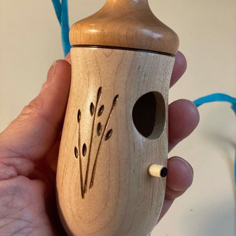 

Домик колибри деревянный ручной работы украшение для сада патио подвесной декор C