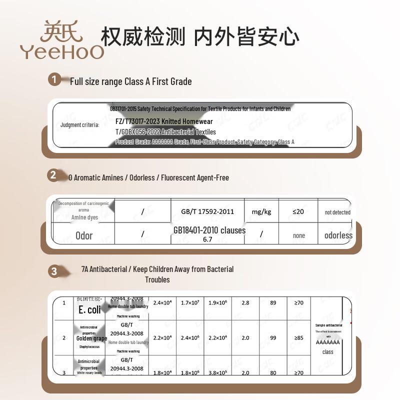 YEEHOO Boys' Antibacterial Cotton-Modal Long Sleeve Pajamas