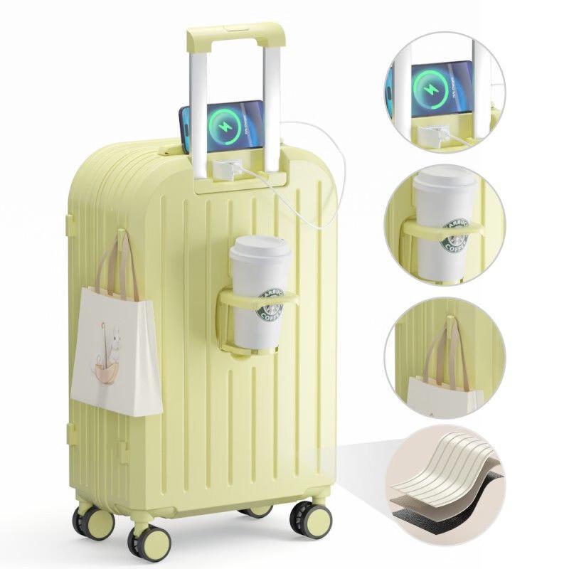 Lishen 20-inch Lightweight ABS Carry-on Spinner Luggage