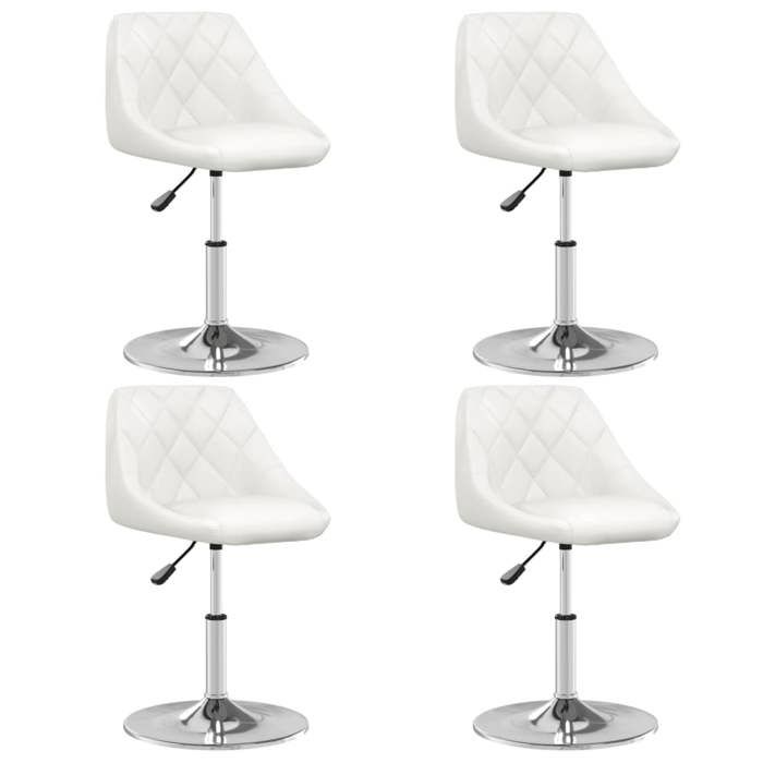 VidaXL Lot de 4 Chaises à Manger, Sièges à Dîner, Chaises de Repas, Meubles de Salle de Séjour Cuisine Maison Intérieur, 3088635